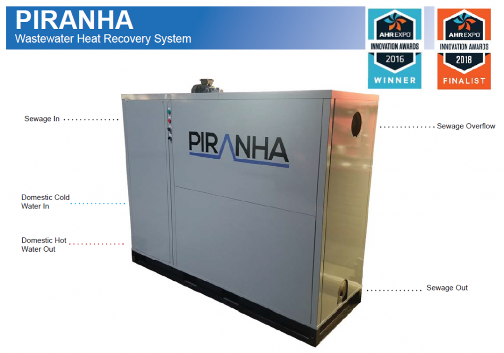 PIRANHA - SHARC Wastewater Heat Recovery System