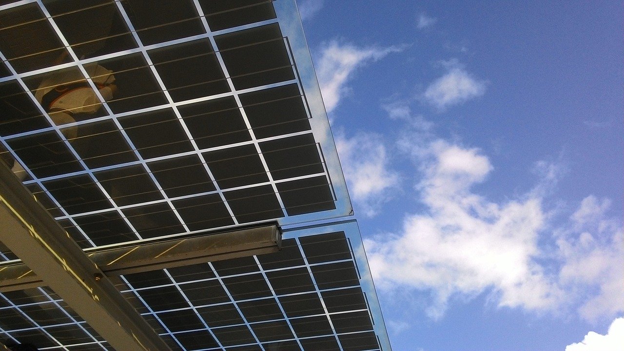 Net metering for solar canopy