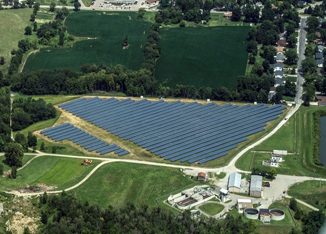 Cedarville University solar array by Melink Solar