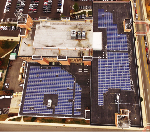 University of Dayton Roof Mount Solar Array by Melink Solar