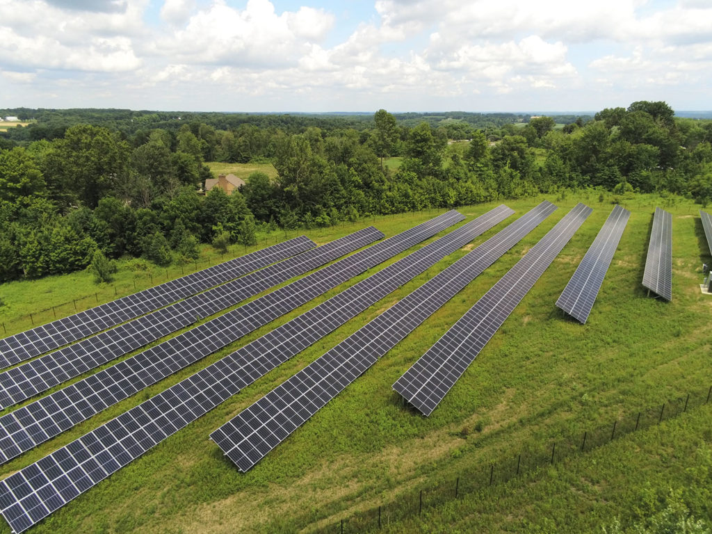 Kent State, Salem ground mount solar array