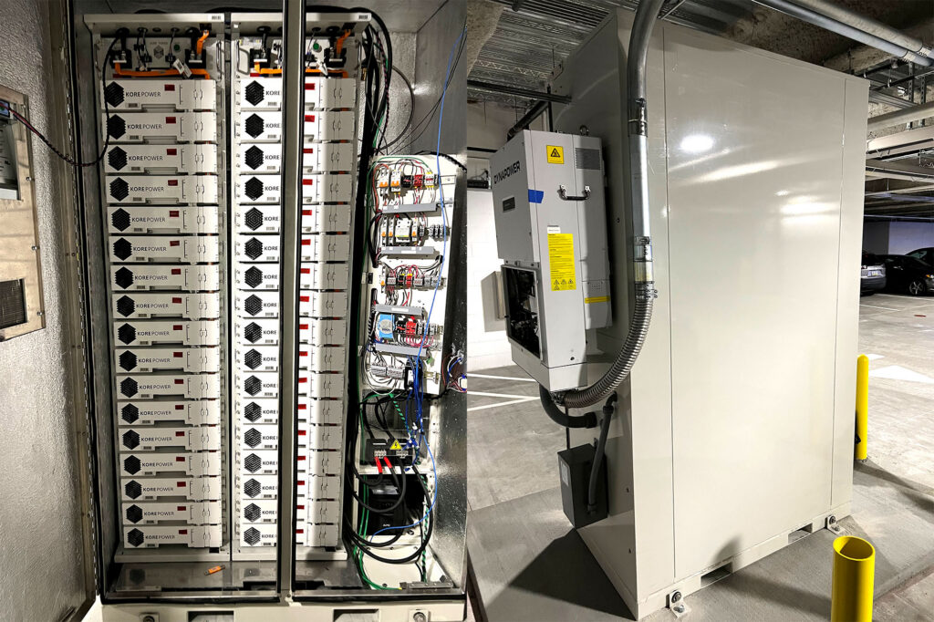 Battery storage at LinkedIn HQ
