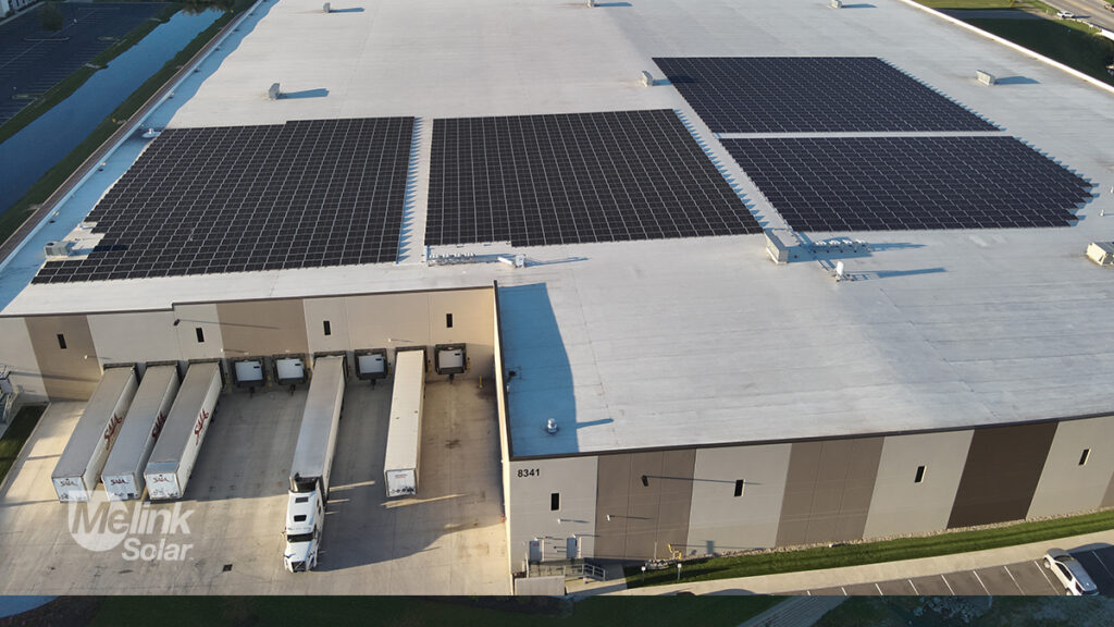 Republic Wire, Phase II rooftop solar array, designed and installed by Melink Solar