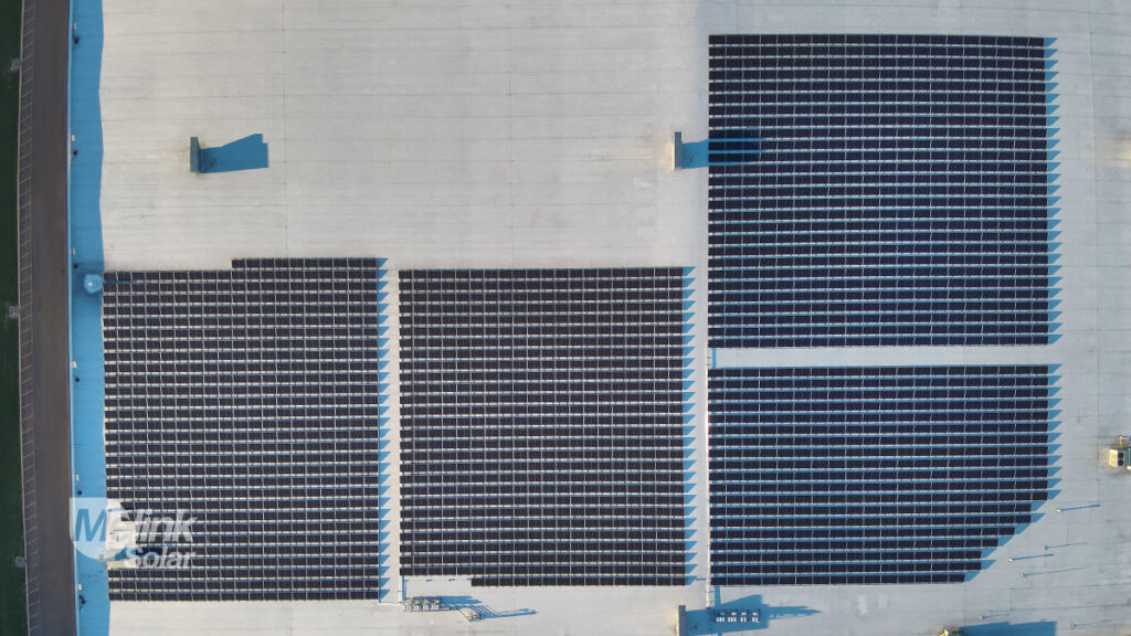 Republic Wire, Phase II rooftop solar array, designed and installed by Melink Solar